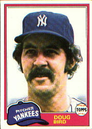 1981 Topps Baseball Cards      516     Doug Bird